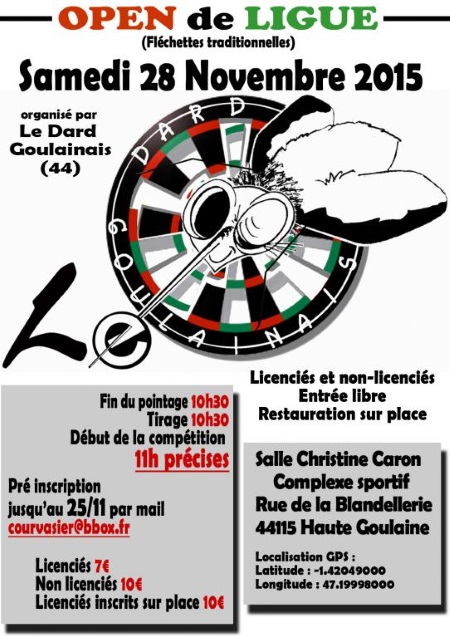 Open de ligue - Haute Goulaine - 28 novembre 2015